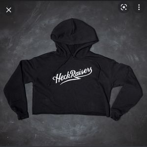 Go Fast Don't Die "Heckraisers" Crop Hoodie